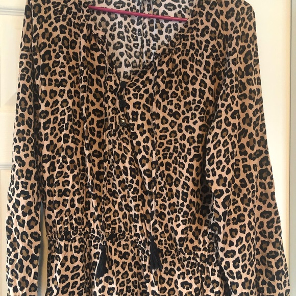 *** Donating 4/19/24! 😍HP🎉 animal print dress with elastic waist band. 😍 - Picture 3 of 9